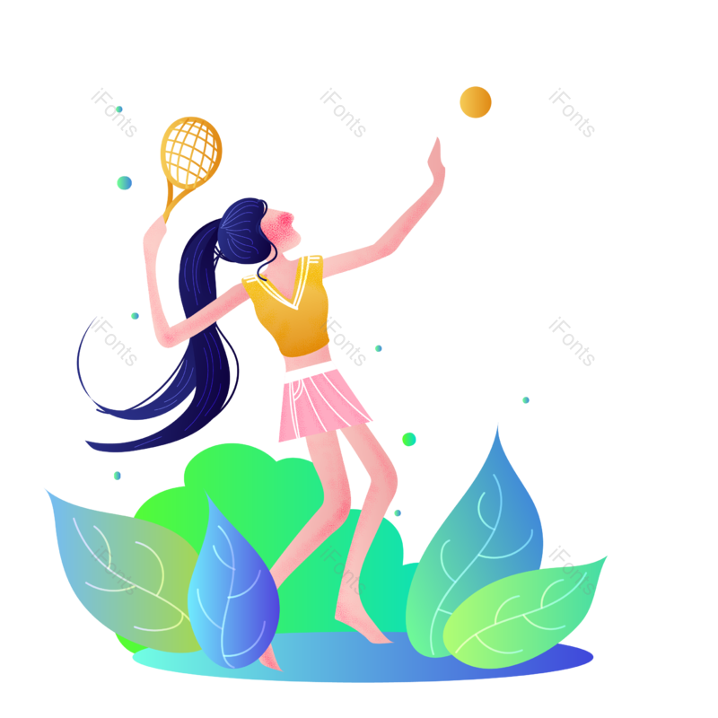 素材图片,运动会元素,网球PNG,矢量免抠素材